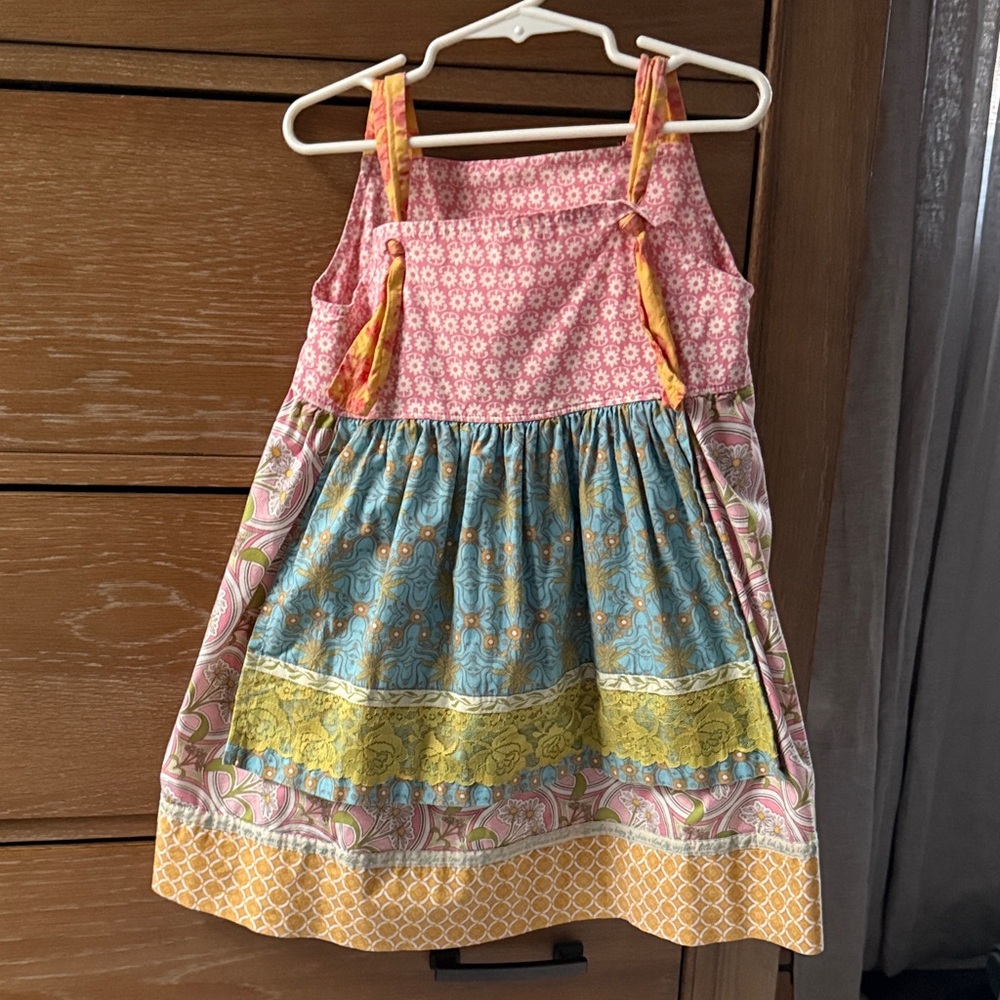 Matilda Jane Apron Floral Kids Dress